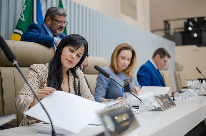 Alliny lidera retomada das sessões plenárias após fim do recesso parlamentar