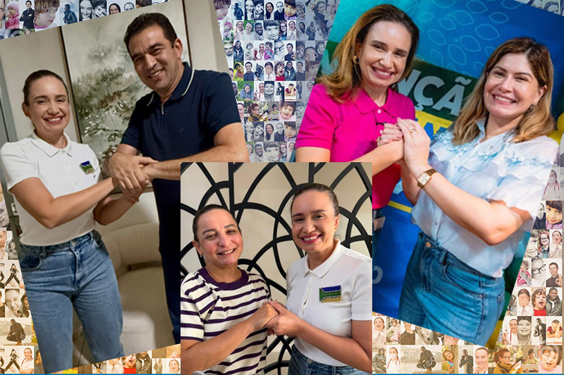Aline, Abdon e Marcivânia: três federais fechados com Alliny