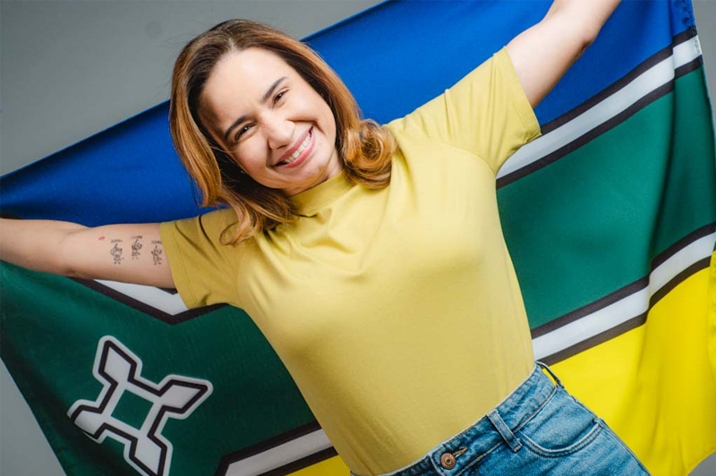 “Estou pronta para o chamado”, diz Alliny no horário eleitoral na tv